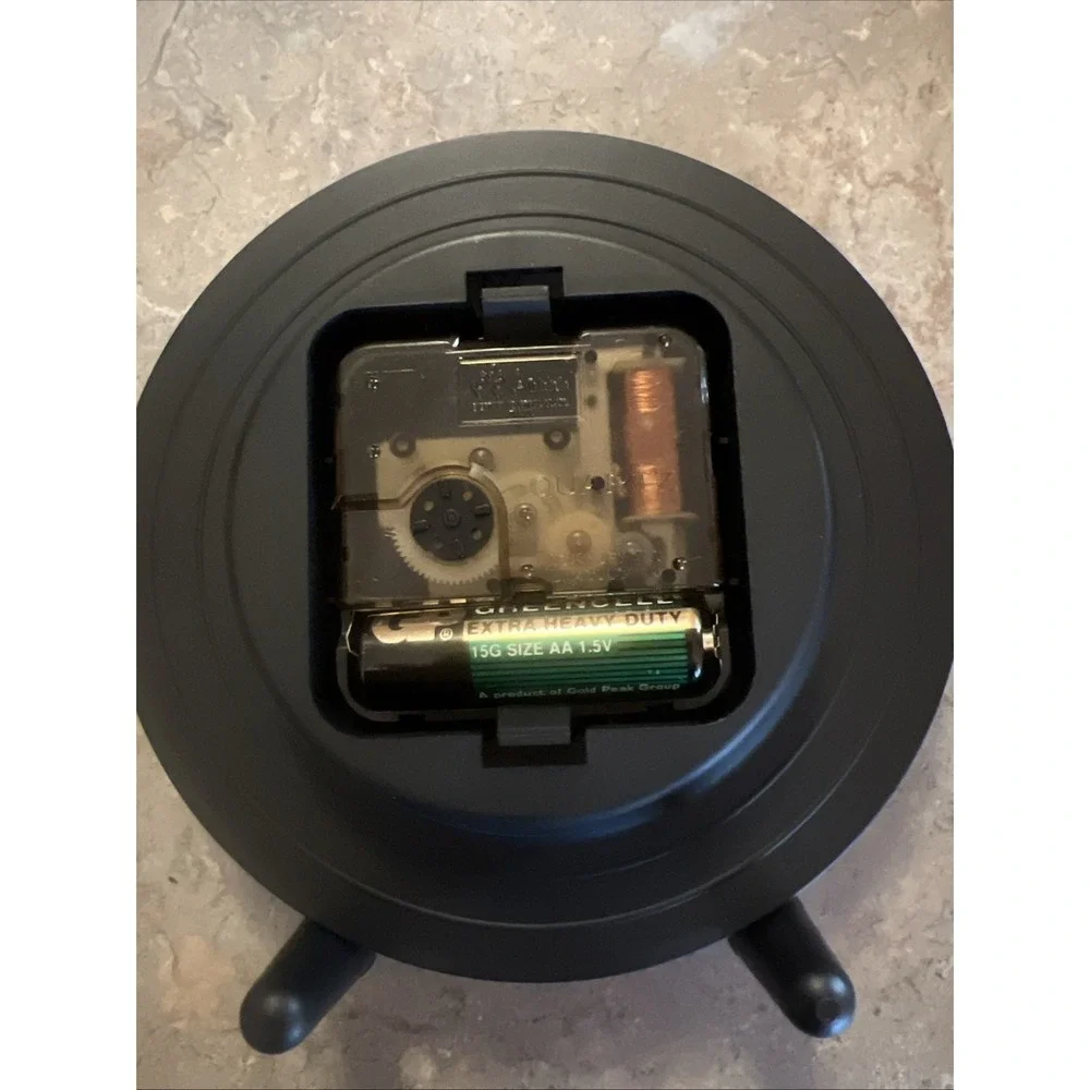 Vintage Disney Goofy Backwards Clock Runs Reverse
